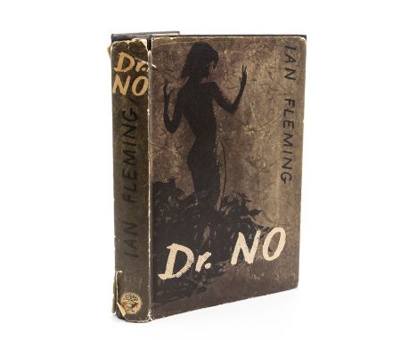 Fleming, Ian. Dr. No, first edition, first issue, London: Jonathan Cape, 1958. Octavo, publisher's plain black cloth boards, 