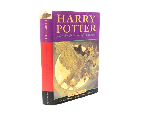 Rowling, J. K. Harry Potter and the Prisoner of Azkaban, first edition, London: Bloomsbury, 1999, hardback, print line on cop