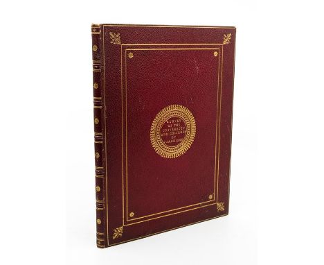 Scott, John. Manuscript. Survey of the University and Colleges of Cambridge, c.1619. 44 pages of script (on 23 leaves), in bo