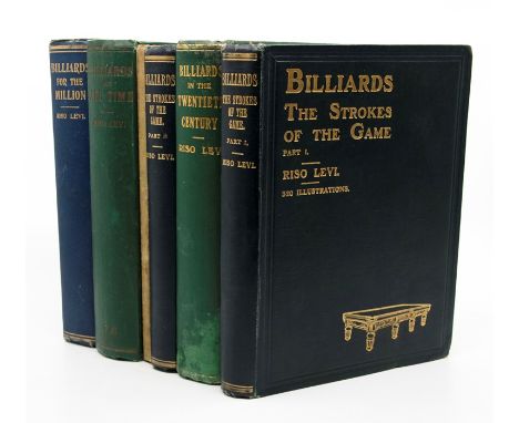 Levi, Riso. Billiards in the Twentieth Century, first edition, Manchester: Printed & Published by Riso Levi, no date, publish