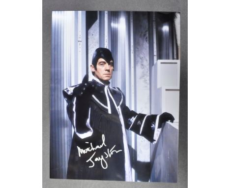 From the collection of actor Michael Jayston – Doctor Who - an autographed 8x10" colour photograph of Jayston as The Valeyard