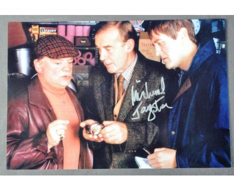 From the collection of actor Michael Jayston – Only Fools &amp; Horses - an autographed 6x9" colour photograph of Jayston as 