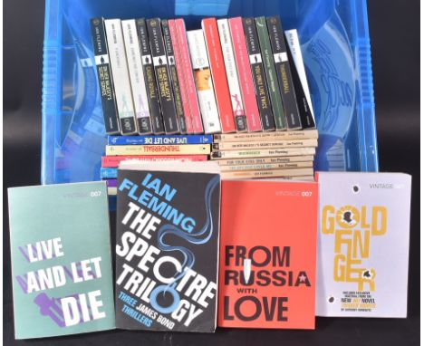 James Bond 007 - A large collection of James Bond books by Ian Fleming of various publishers.&nbsp; Publishers to include: Vi