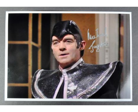 From the collection of actor Michael Jayston – Doctor Who - an autographed 8x12" colour photograph of Jayston as The Valeyard