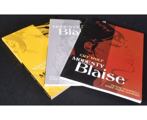 Modesty Blaise - Graphic Novels - A collection of x3 Modesty Blaise comic books / graphic novels by Peter O'Donnell. Publishe
