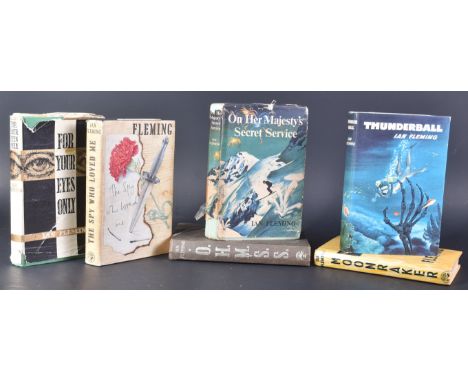 James Bond 007 - Ian Fleming - a collection of First Edition hardcover Bond books, to include; - The Spy Who Loved Me 1962 Fi