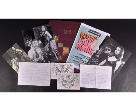From The Collection Of Valerie Leon - Herbert Lom (1917-2012) - Pink Panther - a collection of correspondence from Lom to Leo