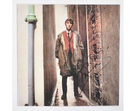 The Who - Pete Townshend (Guitarist) - autographed vinyl record LP cover from ' Quadrophenia '. Signed in black ink to a ligh