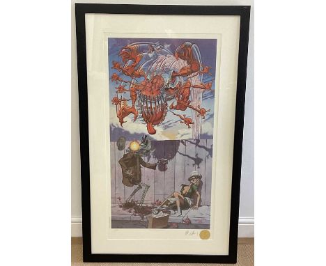 ROBERT WILLIAMS; a signed limited edition print, 'Appetite for Destruction', numbered 74/350 lower left, titled and signed lo