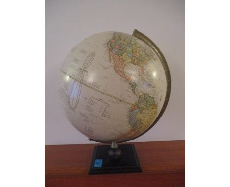 A George F Cam classic globe on stand 