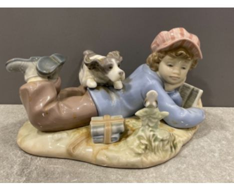 Lladro 5451 study buddies in good condition