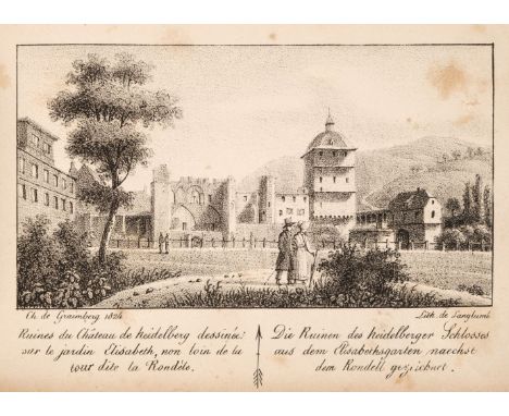 Graimberg (Carl von). 118 lithograph views of landmarks near the Rhine, 2 vols., [Heidelberg?], c.1811-1824, 118 lithograph v