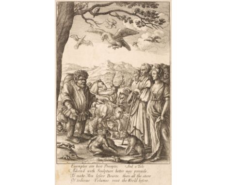Aesop. The Fables of Aesop Paraphras'd in Verse: Adorn'd with Sculpture and illustrated with Annotations. By John Ogilby, Lon