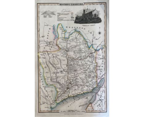 Pigot &amp; Co.(publishers). Maps of the Counties of Derby, Hereford, Lincoln, Leicester and Rutland, Monmouth, Nottingham, S