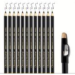12PCS Eyebrow Pencil Set With Sharpener—The Ultimate Eyebrow Tool Kit