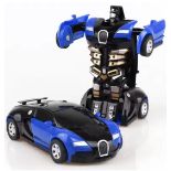 Automatic Collision Deformation Robot Boy Gift Toy Car
