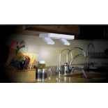 2 Sets of Adjustable Under-Cabinet Lights (4 Lights Total) With Remote Control