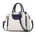 Women's Elegant Stitching Striped Crossbody Bag For Office, Work, and Daily Use