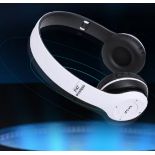P47 Wireless Headphones Bluetooth 5.0 Earphones Foldable HIFI Stereo Bass For Music White