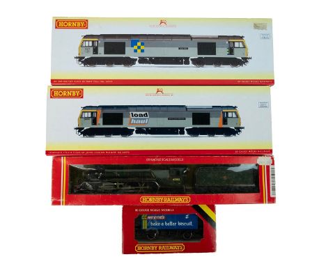 Hornby diesel loco R3743 BR Sub Sector Class 60 "Bow Fell" No 60015, R3657 Loadhaul Co-Co Diesel Electric Class 60 'John Loud
