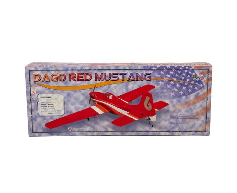 Radio Controlled plane. Dago Red P51 Mustang racer R/C ARTF Model, 146cm wingspan, new in box.