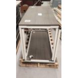 (5) Desktop Table with Cable Management Holes