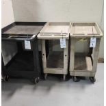 (3) Rubbermaid Utility Carts
