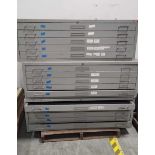 (3) Blueprint Cabinets