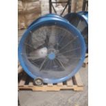 (4) 30" Patterson Drum Fan on wheels