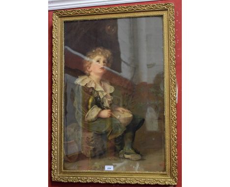 A Pears print, Bubbles, 1886, approx 48cm x 72cm, gilt frame