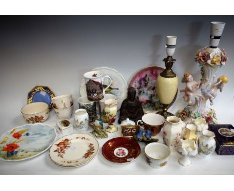 Ceramics - a Royal Doulton Wilton pattern part tea set; other tea ware including Aynsley, Crown Staffordshire, Paragon, etc; 