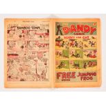 Dandy Comic No 2 (1937). Dull cover with some brittleness to page edges and right-hand ¾ ins trim.