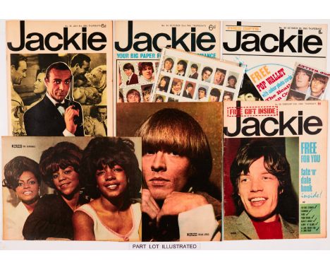 Jackie Magazine (1965) 52-103. Complete year. Starring Bond, The Beatles, Bob Dylan, Hollies, Herman, Everly Brothers, Suprem