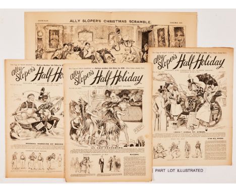 Ally Sloper's Half-Holiday (1894) 506-557 (missing issues 548, 549) and including Ally Sloper's Christmas Holidays 1894 with 