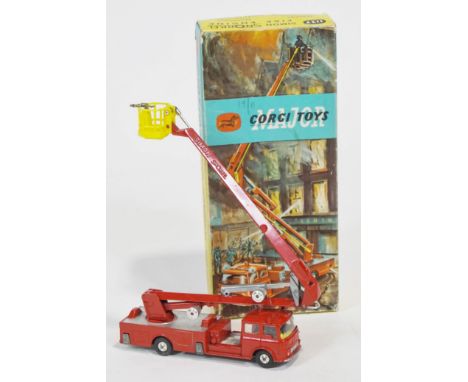 A boxed Corgi 1127 Fire Engine, 32cm high (fully extended)