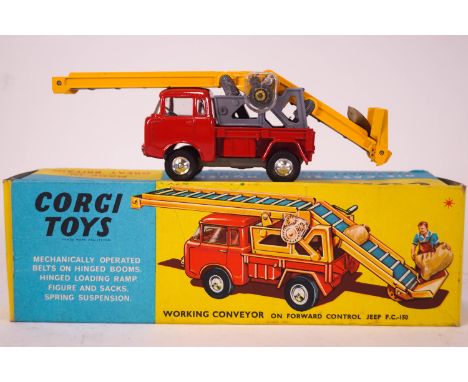 A boxed Corgi working conveyor on forward control jeep, F.C. 150
