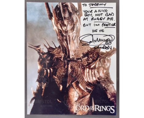 Estate of Jeremy Bulloch - The Lord Of The Rings - Sala Baker (Sauron) - autographed 8x10" colour photograph, personally dedi