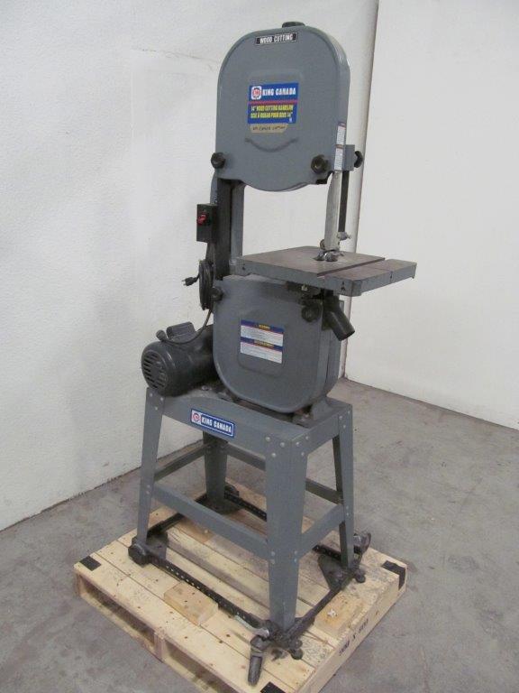 KING 14'' VERTICAL BANDSAW, ELECTRICS 120V/1PH/60C