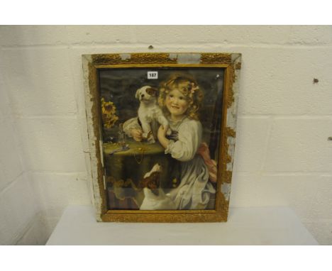 Victorian Pears print, frame A/F