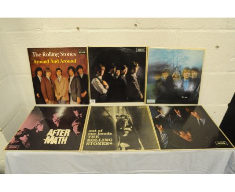 6 Rolling Stones albums - The Rolling Stones, The Rolling Stones 2, Around And Around, Between The Buttons, Aftermath, Out Of