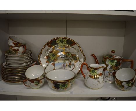 Japanese tea service.