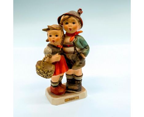 Adorable little boy and girl with empty hand basket. 94/1 on bottom. Issued: c.1990sDimensions: 1.75"L x 2.5"W x 5.5" HManufa
