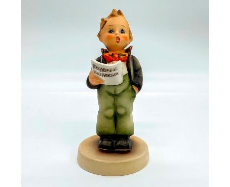 Porcelain hand painted in matte finish. Goebel backstamp. Impressed M. I. Hummel to round base.This item has no reserve. Arti