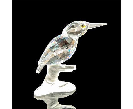 This retired kingfisher is part of the "Up in the Trees theme. This piece is made from clear crystal, and has a frosted beak 