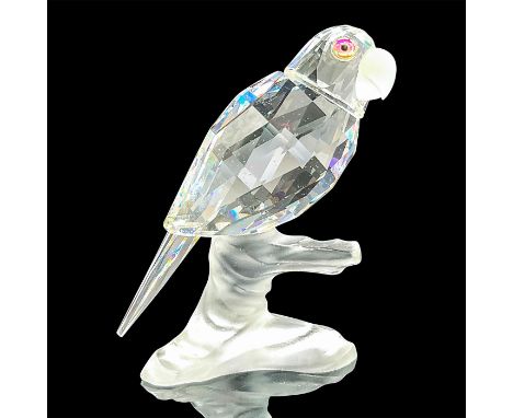 This retired Swarovski crystal parrot, sometimes known as Parrot on a branch is from the Up in the Trees theme. There were 4 
