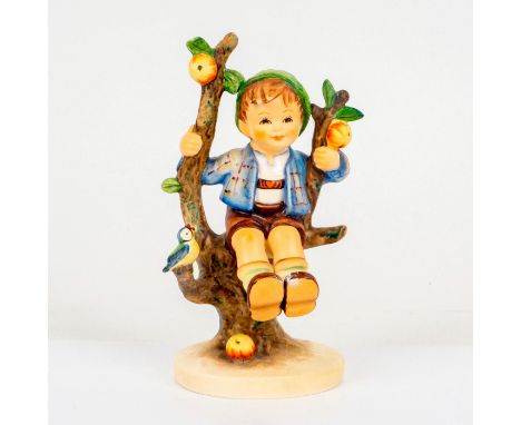 Porcelain hand painted in matte finish. Goebel backstamp. Impressed M. I. Hummel to base. Dimensions: 3"L x 2.5"W x 6"HManufa