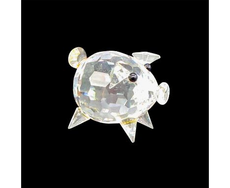 Crystal retired mini pig belonged to the Barnyard Friends group. The mini pig is made from clear crystal and has black eyes. 