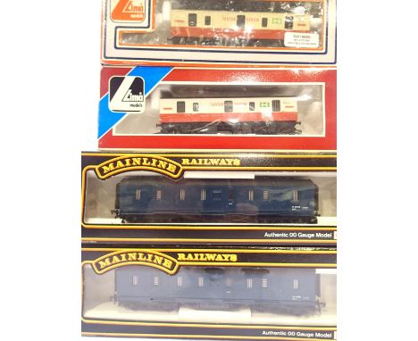 Mainline - 50ft parcels in blue, Lima Tartan Arrow x2. P&amp;P Group 1 (£14+VAT for the first lot and £1+VAT for subsequent l
