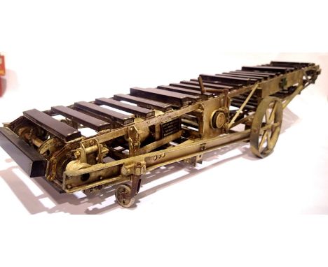 Brass/metal constructed model by British Industrial model services of a Wedco &amp; Co Ltd Materials Handling Plant, with ele