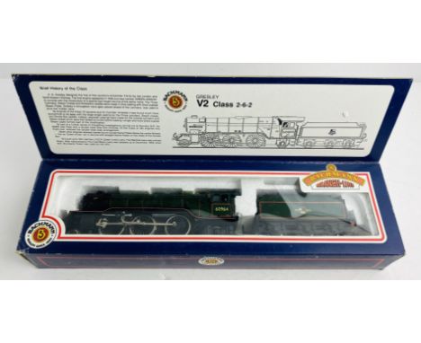 Bachmann 31-552 V2 Durham Light Infantry BR Green Loco in Great order Boxed, but lacking instructions or detail pack  P&amp;P